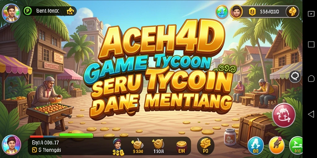 Screenshot gameplay ACEH4D menampilkan suasana Tycoon yang dinamis.