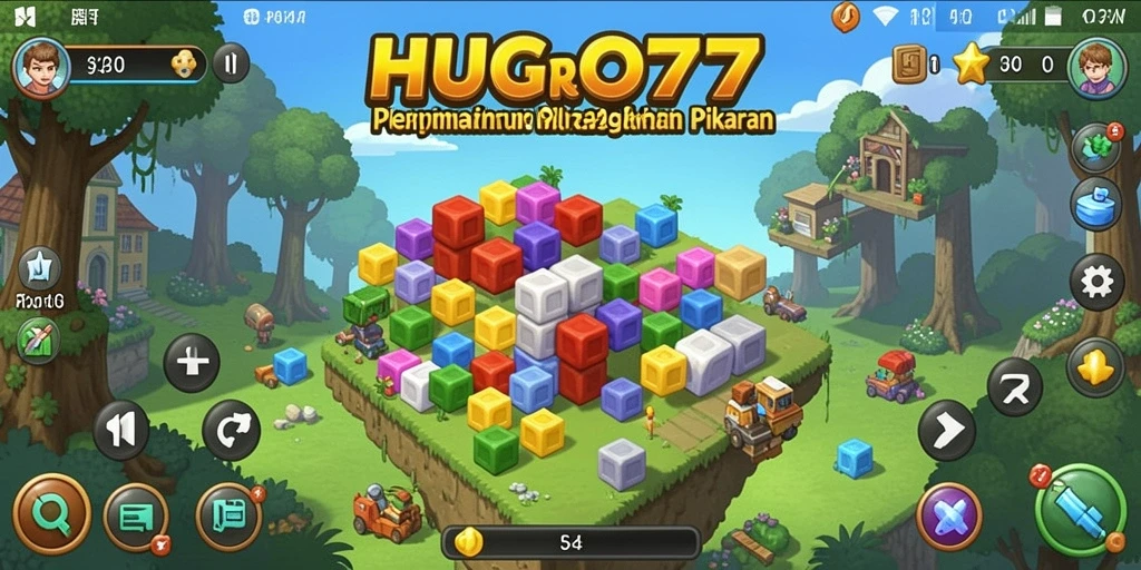 Gameplay menarik dan beragam tantangan di HUGO77.