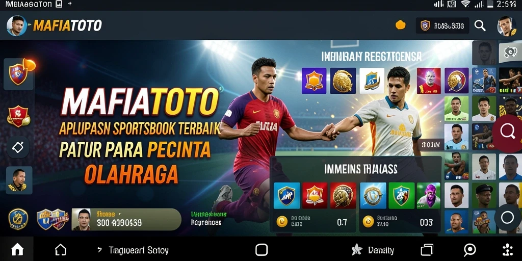 Tampilan antarmuka MAFIATOTO selama sesi taruhan olahraga.