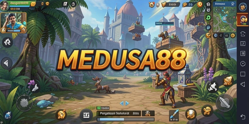 Screenshot utama MEDUSA88 menampilkan gameplay Simulation yang menakjubkan.