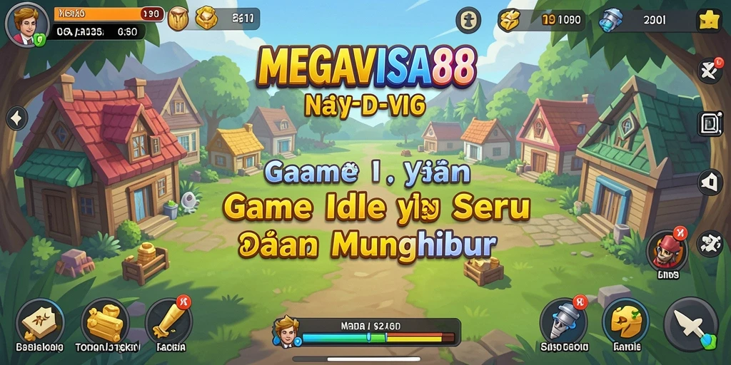 Screenshot gameplay MEGAVISA88 menunjukkan aksi seru dalam permainan Idle.