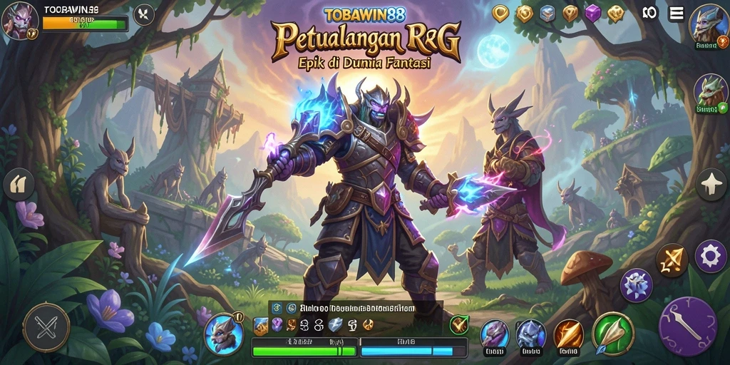 Tampilan gameplay TOBAWIN88 yang mendebarkan di dunia RPG.