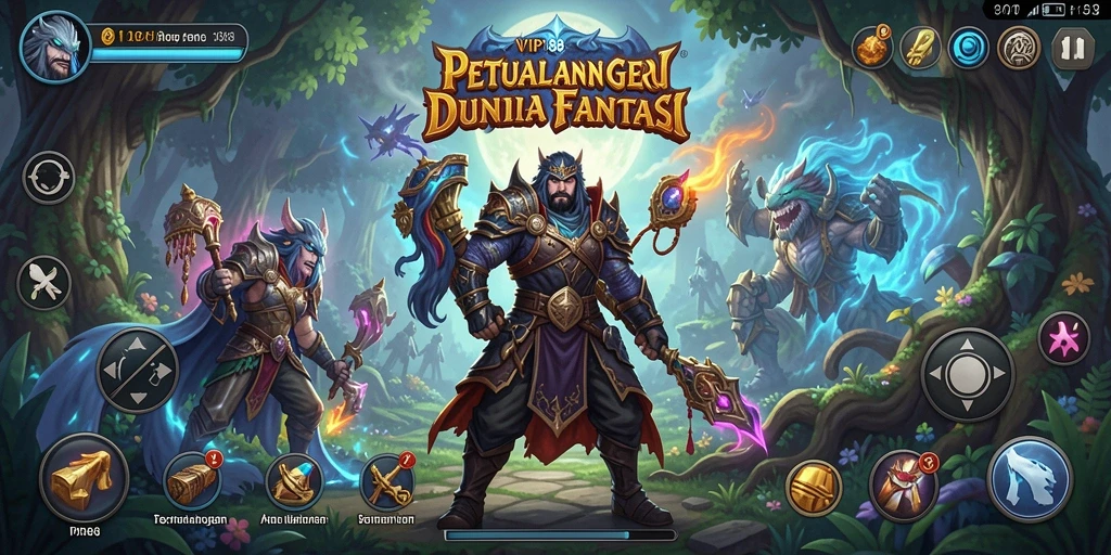 Gameplay seru dan menantang dalam dunia petualangan yang luas.